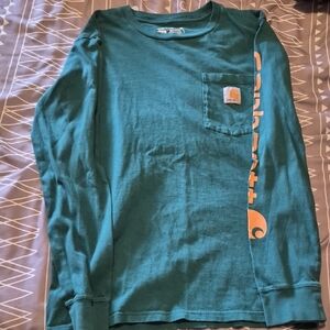 Kids Green Long Sleeve Shirt